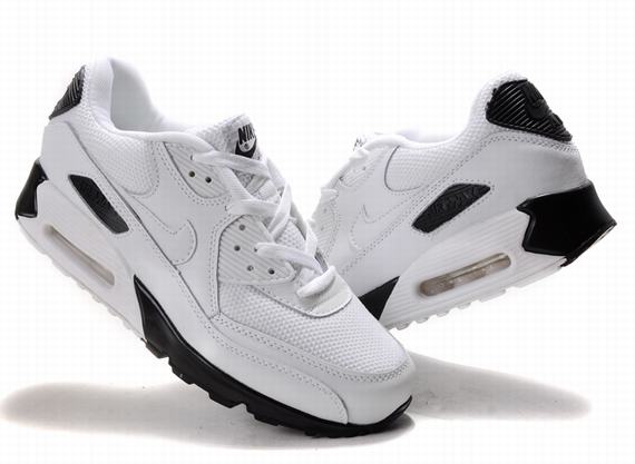 New Men'S Nike Air Max Black/White
